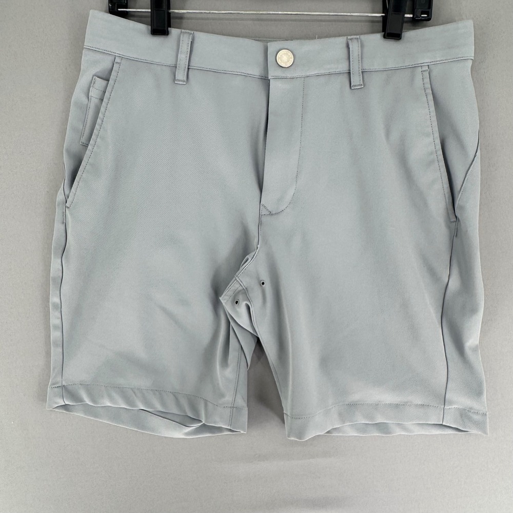 Bonobos Golf Mens 31 8 Inseam Performance Shorts Light Gray Stretch Flat Front